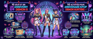 10 jeux et activités pour un anniversaire KPop Demon Hunters
