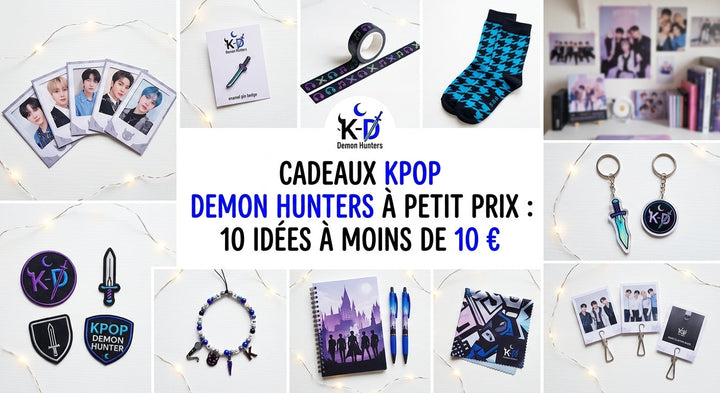Cadeaux KPop Demon Hunters à petit prix : 10 idées à moins de 10 €