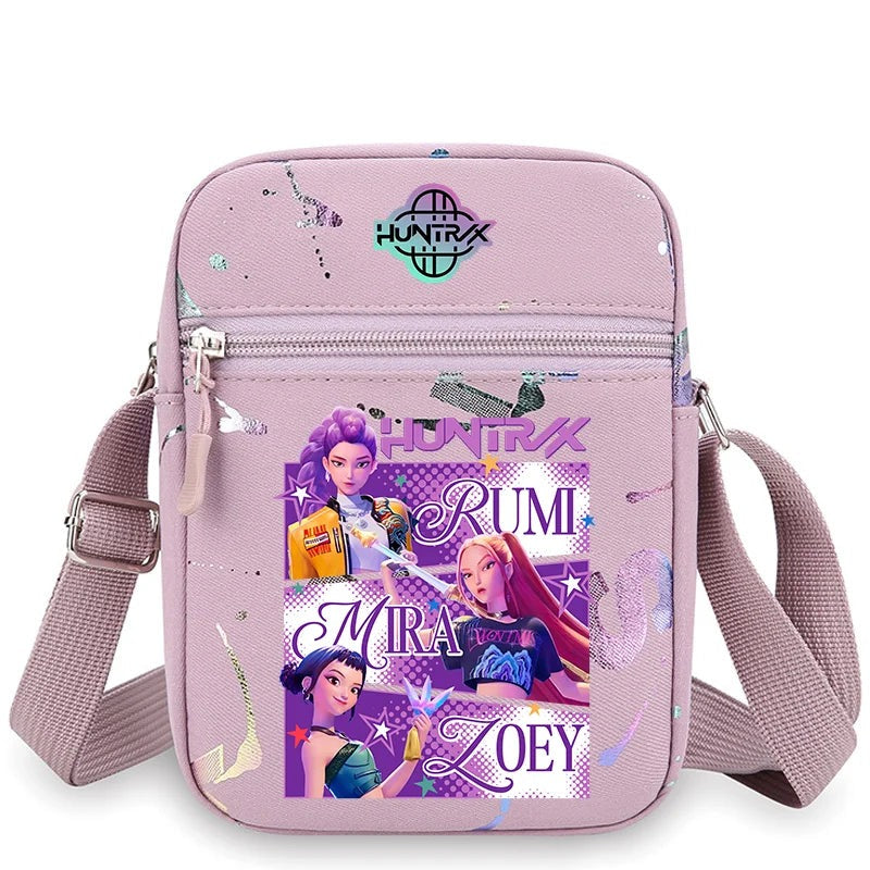 Sac Bandoulière KPop Demon Hunters Rumi Mira Zoey Violet
