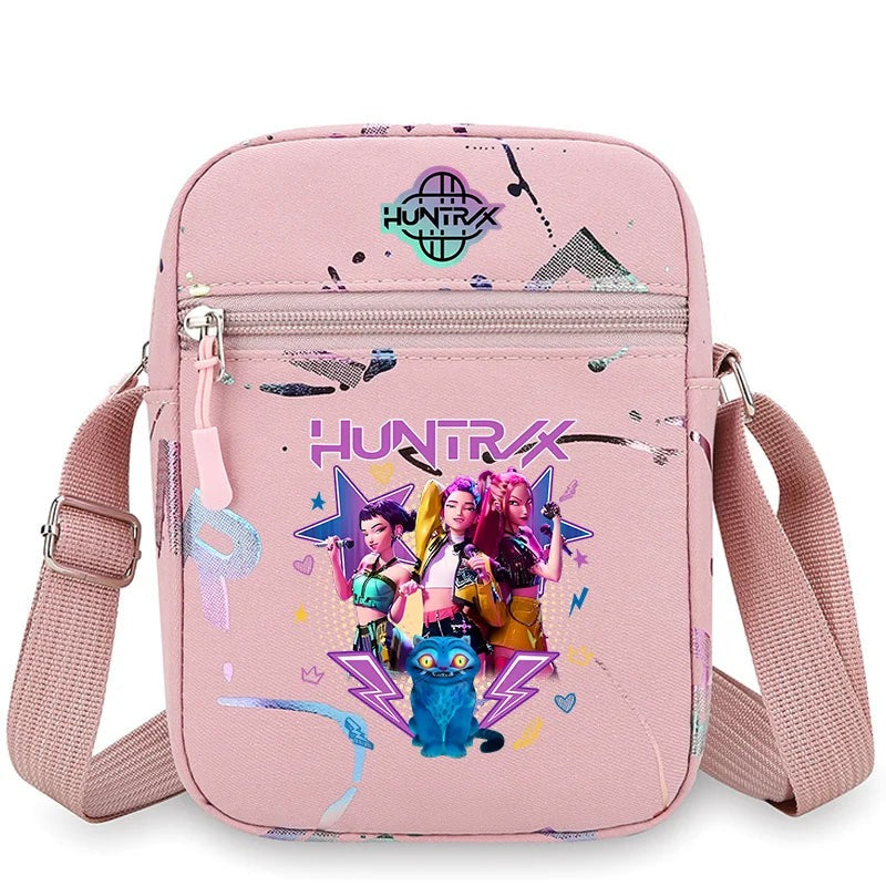 Sac Bandoulière KPop Demon Hunters Huntrix Et Derpy Rose