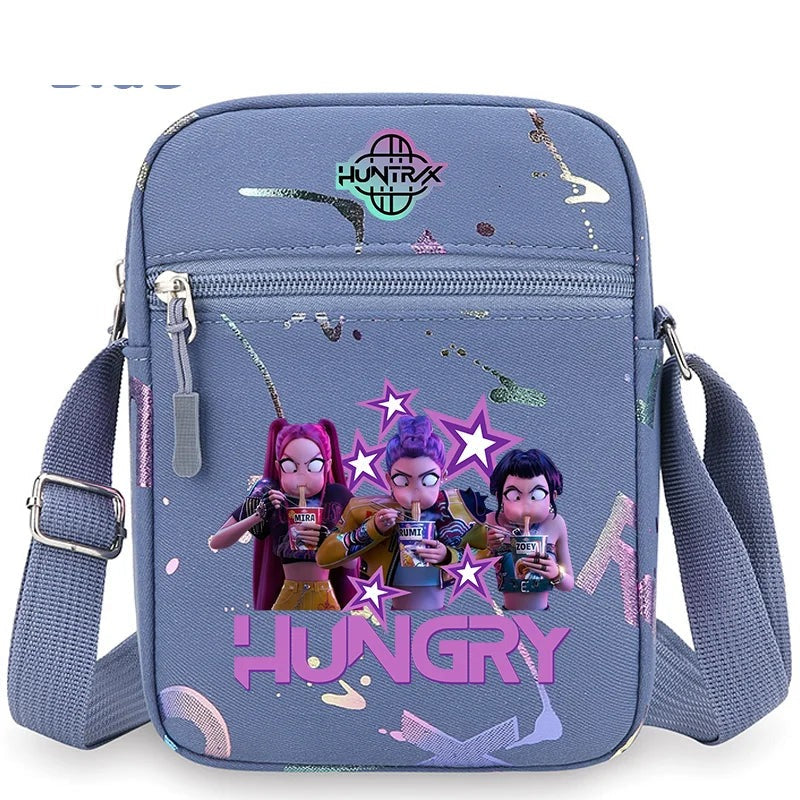 Sac bandoulière KPop Demon Hunters Hungry Bleu