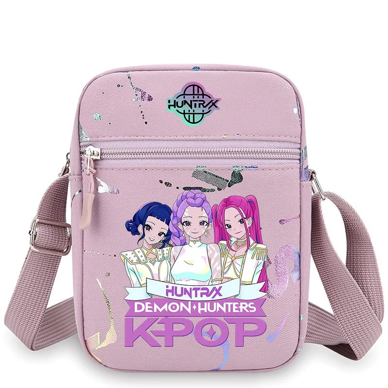 Sac Bandoulière KPop Demon Hunters Dessin Violet