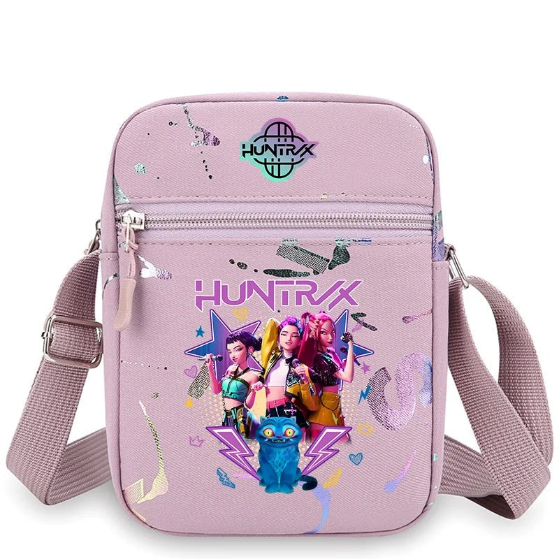 Sac bandoulière KPop Demon Hunters Huntrix Et Derpy Violet
