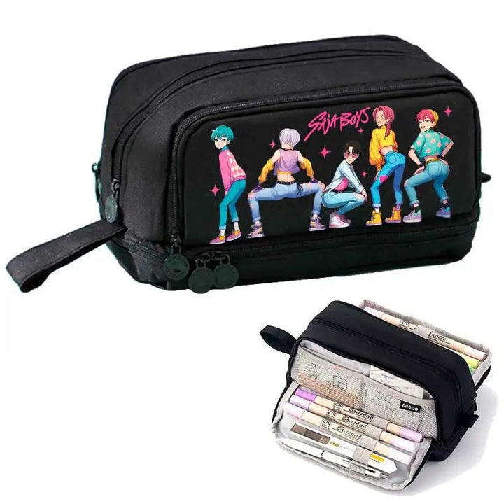 Trousse Scolaire KPop Demon Hunters Saja Boys