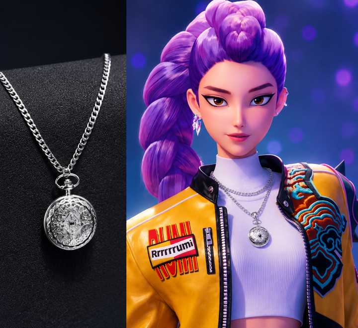 Collier KPop Demon Hunters Huntrix Rumi Film