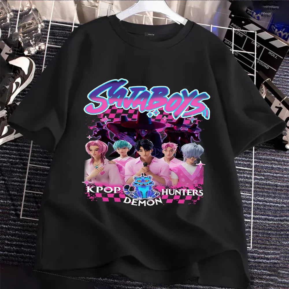 T-Shirt Enfant KPop Demon Hunters Saja Boys Art