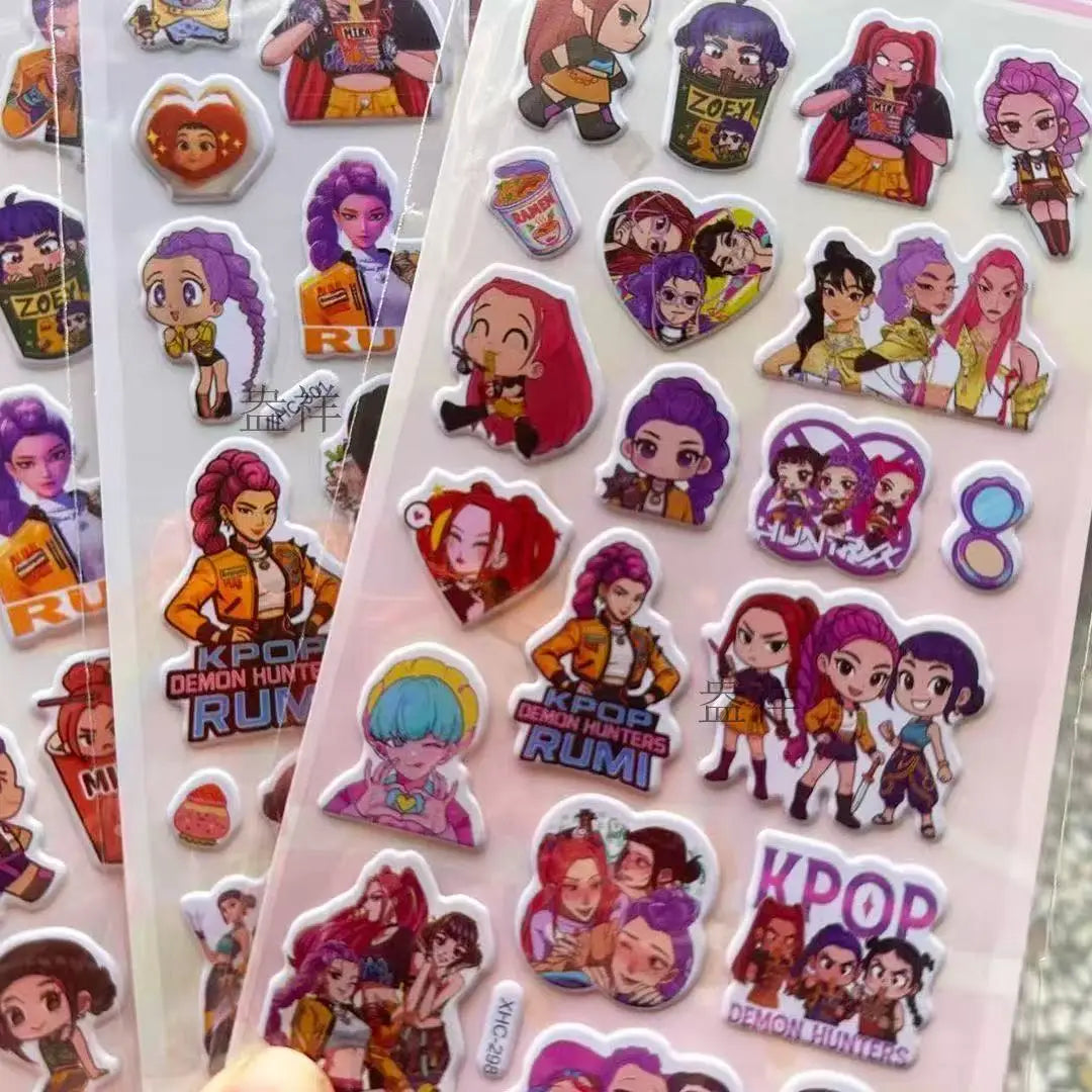 Stickers KPop Demon Hunters 3D