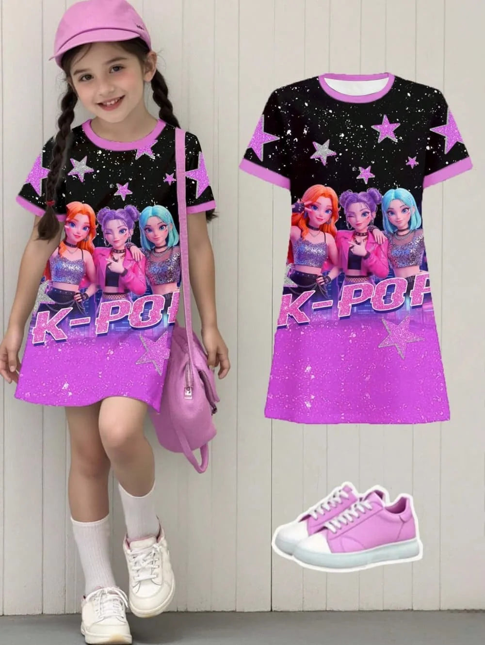 Robe Enfant KPop Demon Hunters Huntrix