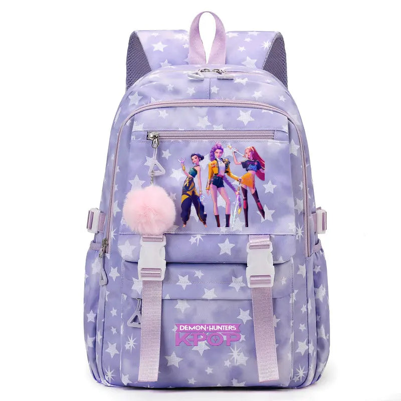 Sac à Dos Ecole KPop Demon Hunters Huntrix Film