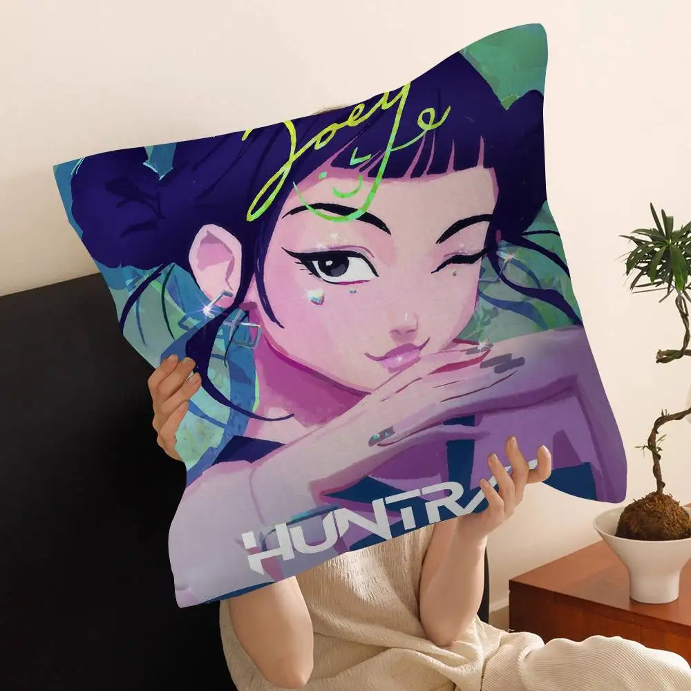 Housse de Coussin KPop Demon Hunters Huntrix Golden — photo 17