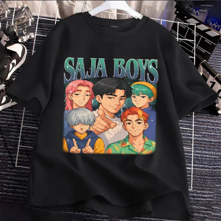T-shirt Enfant KPop Demon Hunters Saja Boys Art