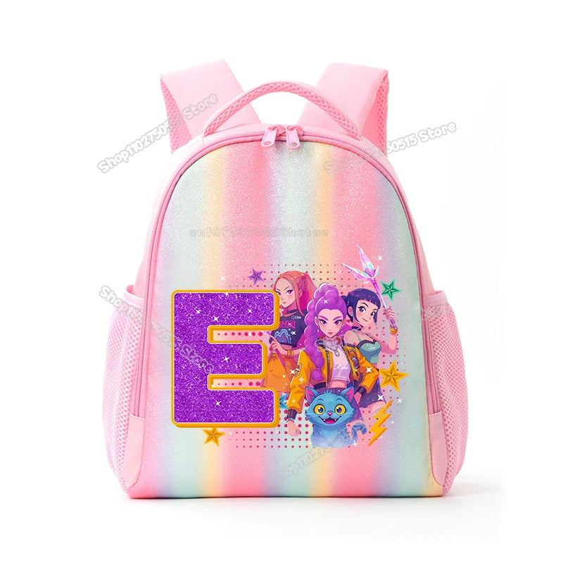 Sac d'Ecole KPop Demon Hunters Lettre Prénom — photo 23