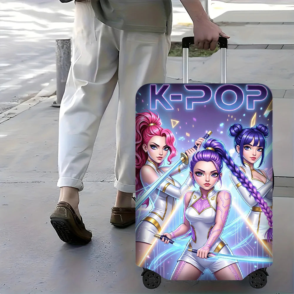 Housse De Valise KPop Demon Hunters Cartoon — photo 2