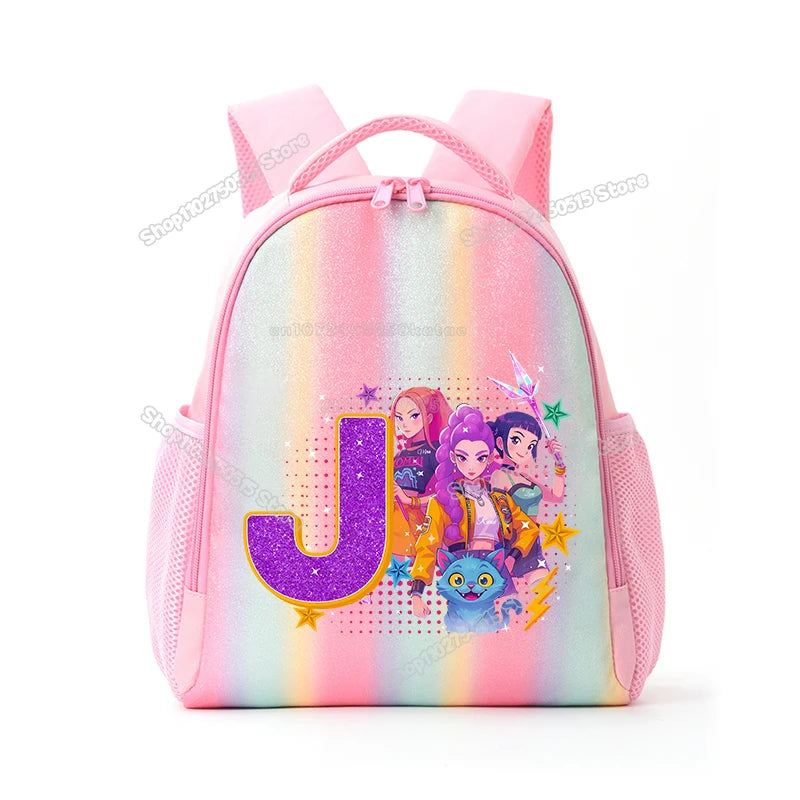 Sac d'Ecole KPop Demon Hunters Lettre Prénom — photo 28