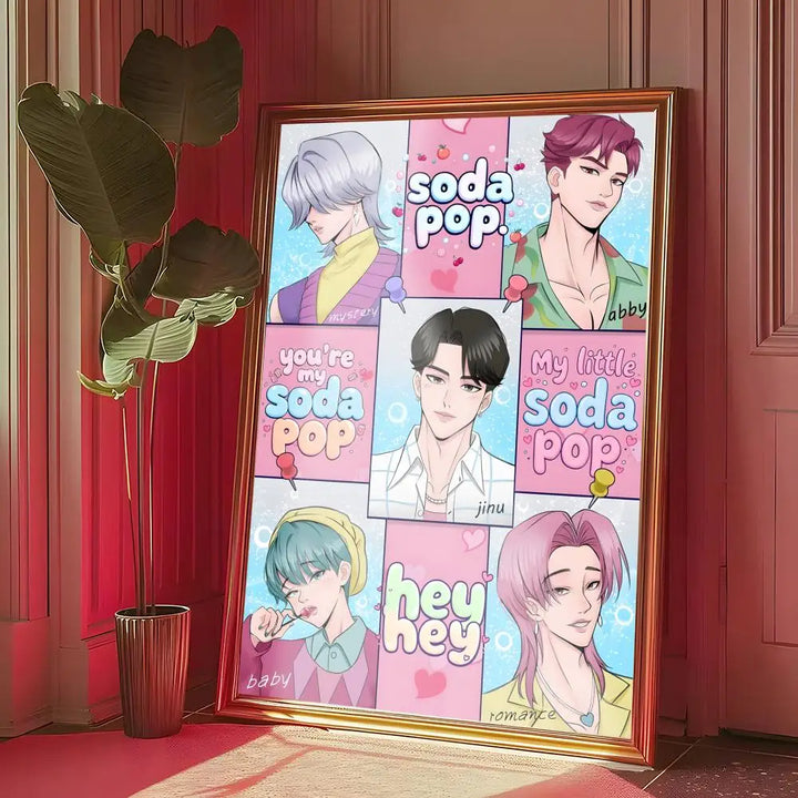 Poster KPop Demon Hunters Saja Boys Affiche