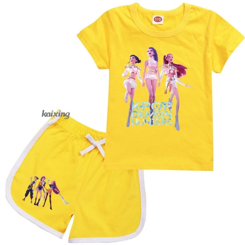 Pyjama Short Enfant KPop Demon Hunters Rose