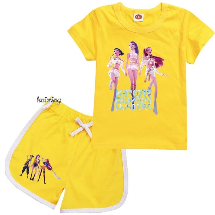 Pyjama Short Enfant KPop Demon Hunters Rose