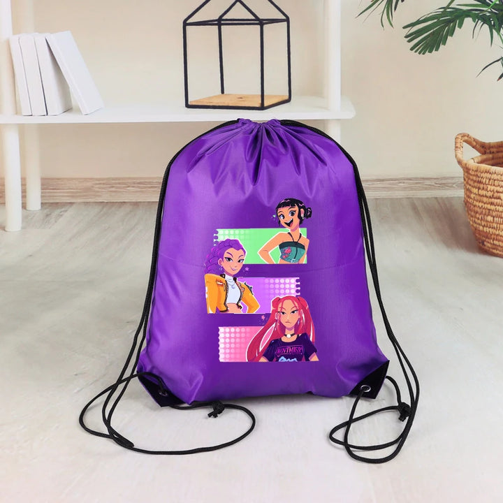 Sac A Cordon KPop Demon Hunters Dessin Animé