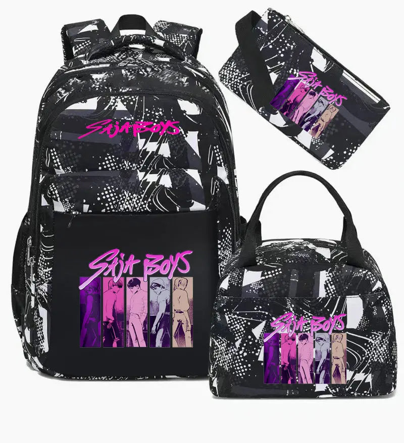 Sac à Dos Ecole KPop Demon Hunters Saja Boys 3 Pièces — photo 10