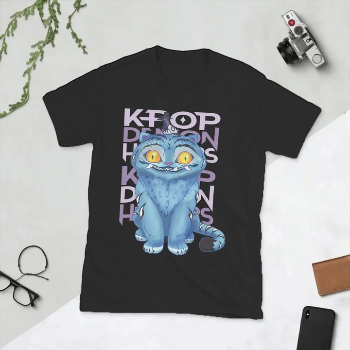 T-shirt KPop Demon Hunters Derpy Tigre Bleu