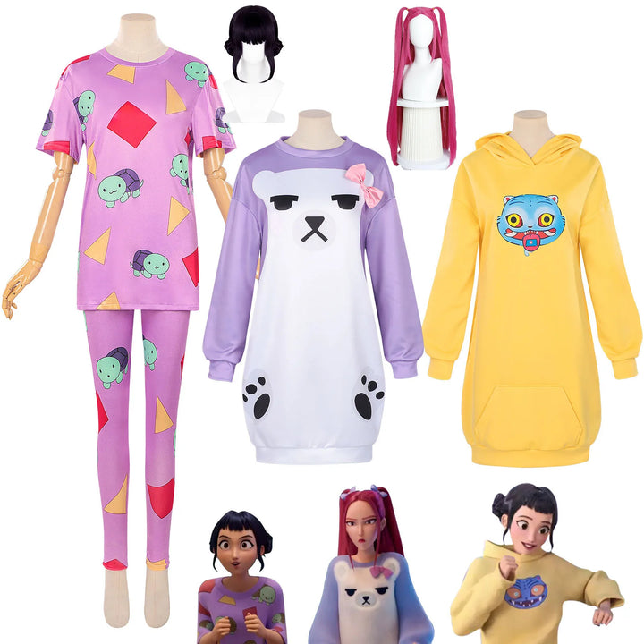 Pyjama KPop Demon Hunters Zoey Jaune