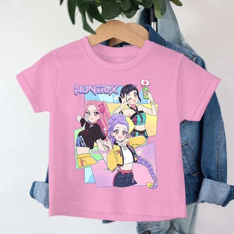 T-shirt Enfant KPop Demon Hunters Cartoon