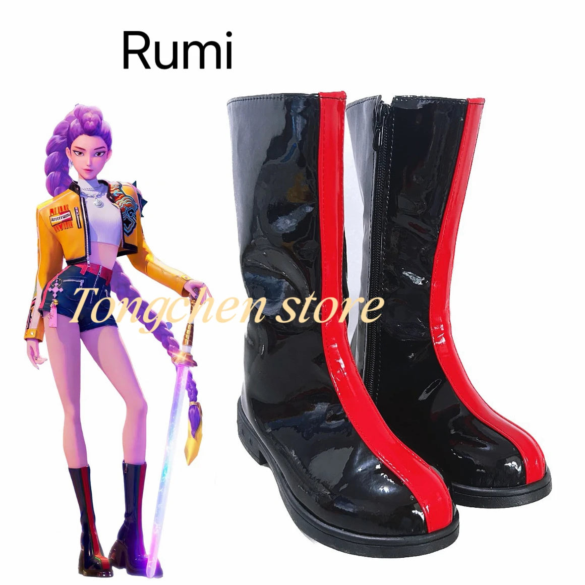 Cosplay Chaussures Kpop Demon Hunters Mira Tenue Blanche — photo 2