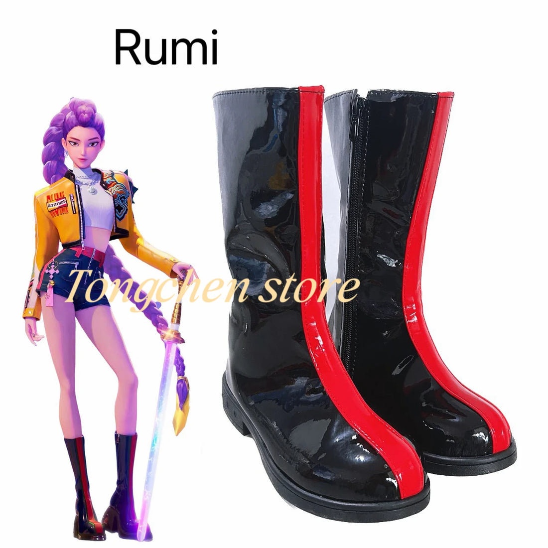 Cosplay Chaussures Kpop Demon Hunters Mira Tenue Blanche — photo 2