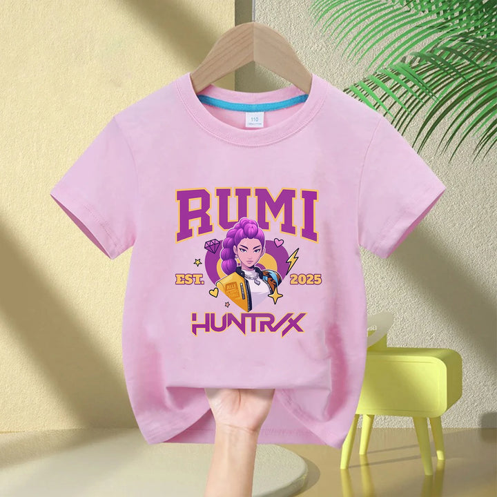 T-shirt Enfant KPop Demon Hunters Huntrix Rumi Rose