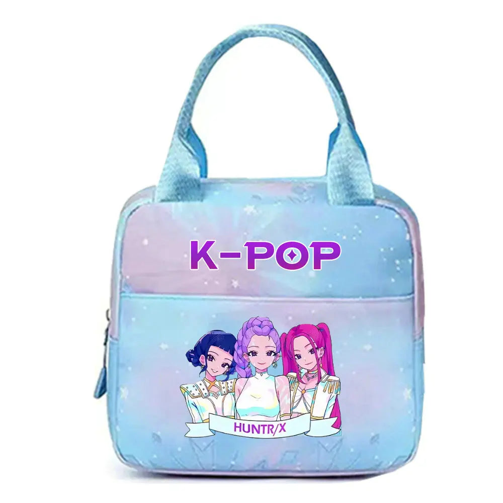 Lunch Bag KPop Demon Hunters Huntrix Et Derpy Bleu — photo 19