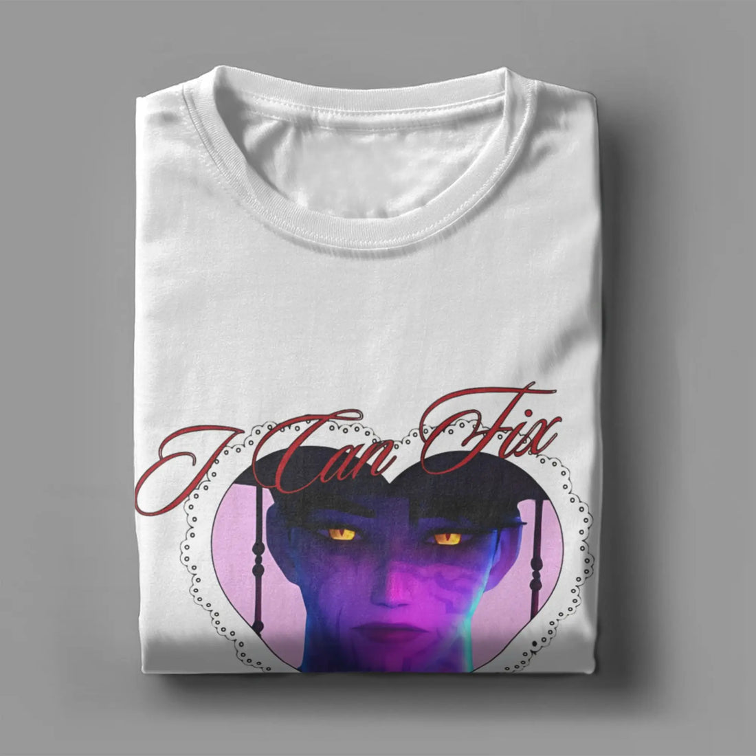 T-shirt KPop Demon Hunters Jinu I Can Fix Him — photo 4