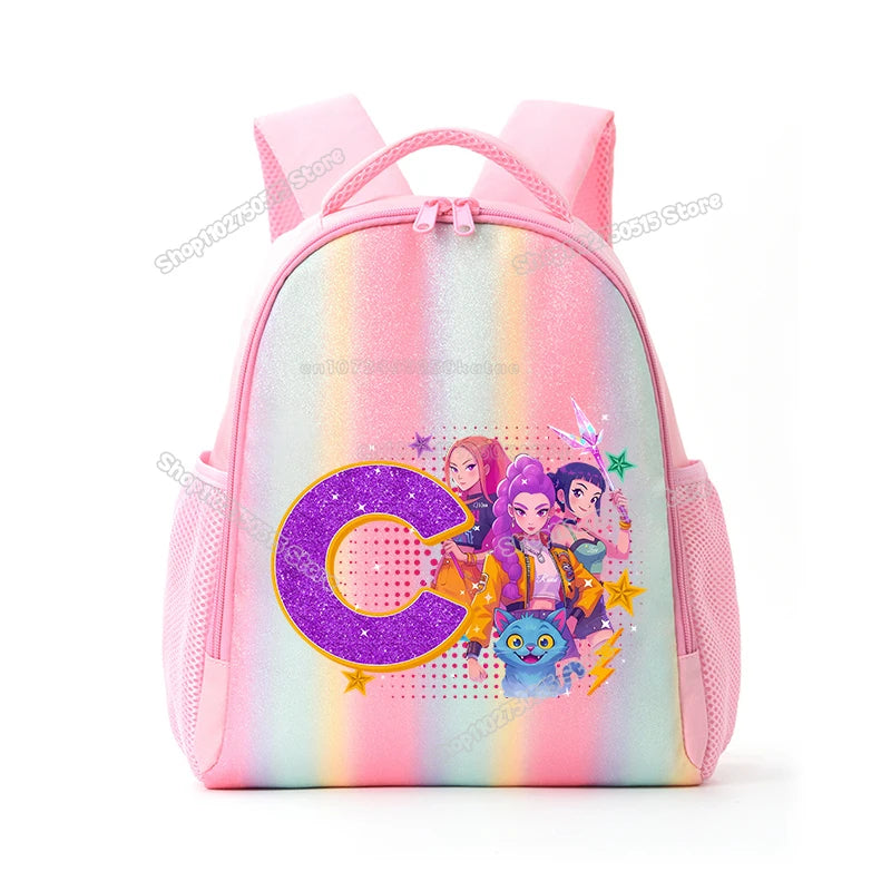 Sac d'Ecole KPop Demon Hunters Lettre Prénom — photo 22