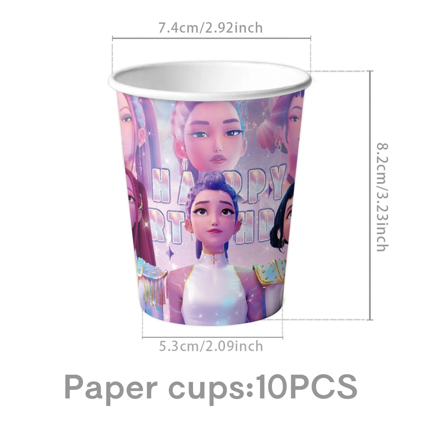 Décoration Anniversaire KPop Demon Hunters Pack — photo 4