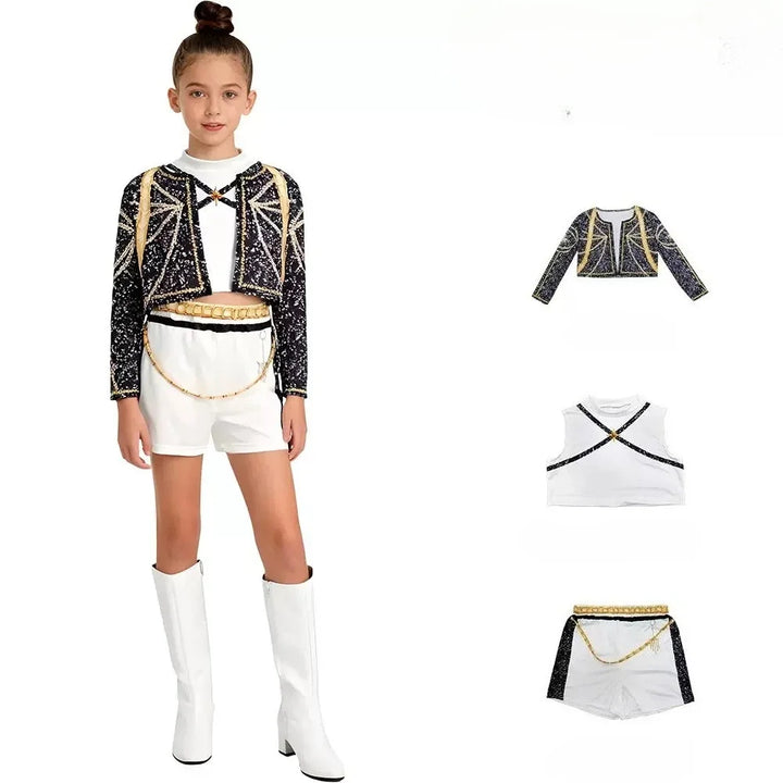 Déguisement Enfant KPop Demon Hunters Huntrix Rumi Tenue De Scène