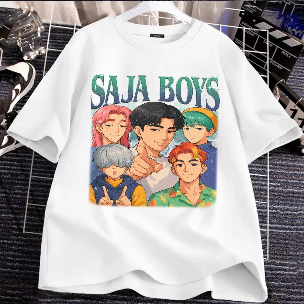 T-Shirt Enfant KPop Demon Hunters Saja Boys Art