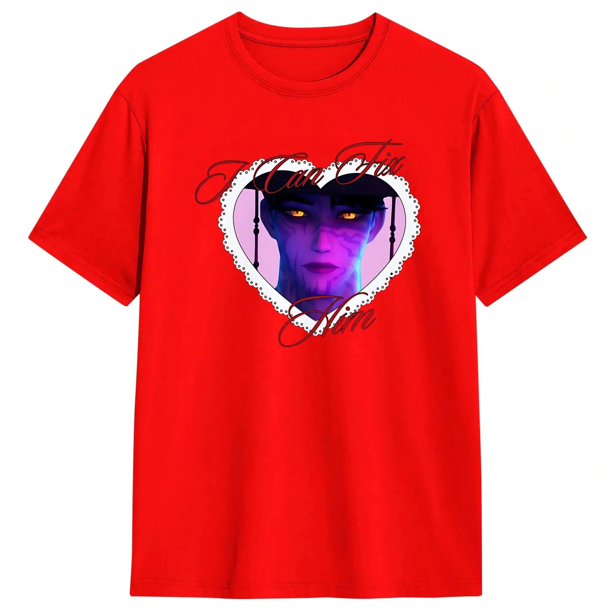 T-shirt KPop Demon Hunters Jinu I Can Fix Him — photo 11