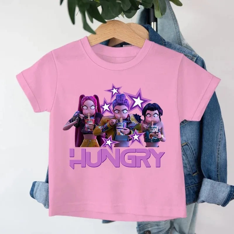 T-shirt Enfant KPop Demon Hunters Hungry Rose