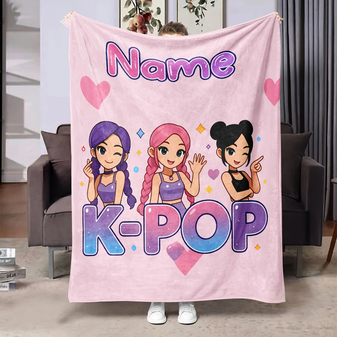 Plaid KPop Demon Hunters Personnalisable