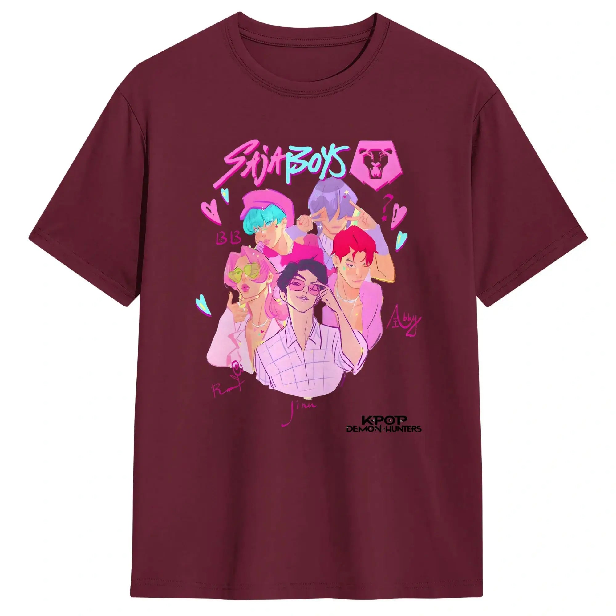 T-shirt KPop Demon Hunters Saja Boys Blanc — photo 10