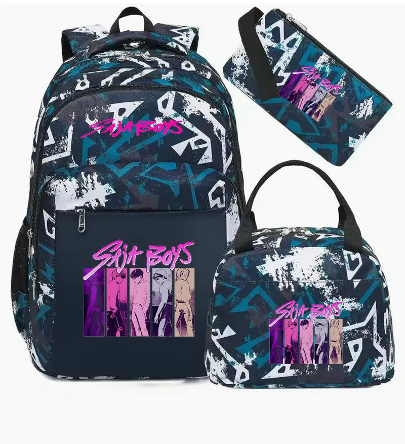 Sac à Dos Ecole KPop Demon Hunters Saja Boys 3 Pièces — photo 14