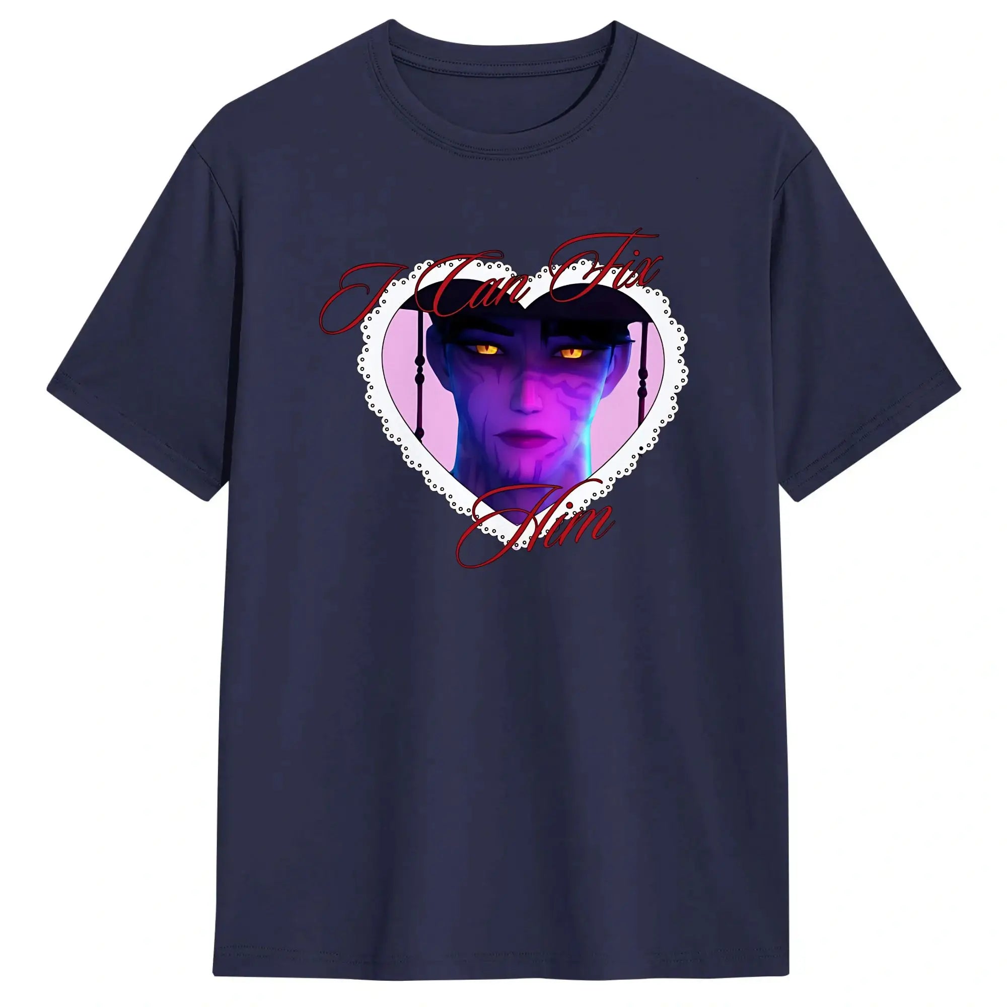 T-shirt KPop Demon Hunters Jinu I Can Fix Him — photo 7