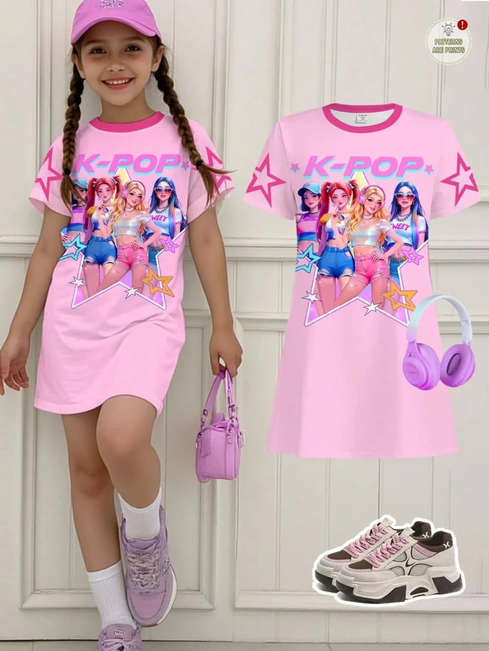 Robe Enfant KPop Demon Hunters Huntrix