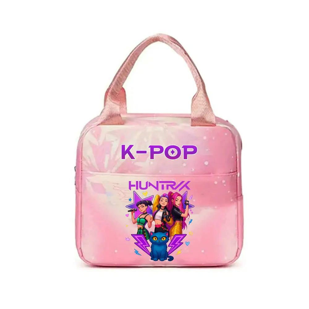 Lunch Bag KPop Demon Hunters Huntrix Et Derpy Bleu — photo 14