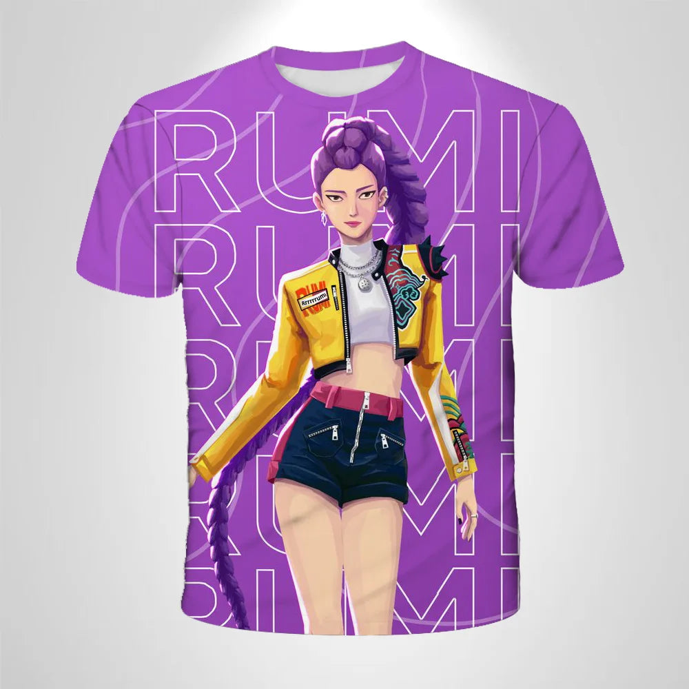 T-shirt KPop Demon Hunters Scène De Film — photo 19