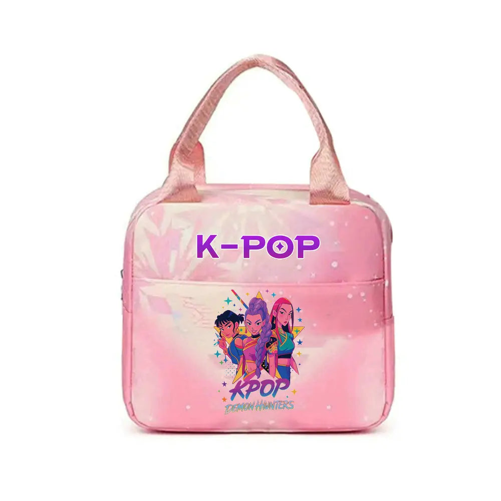 Lunch Bag KPop Demon Hunters Huntrix Et Derpy Bleu — photo 23