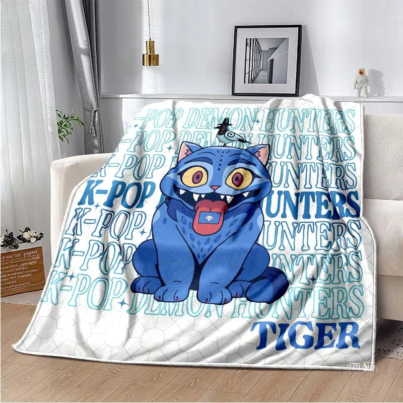 Plaid KPop Demon hunters Derpy Tigre Bleu