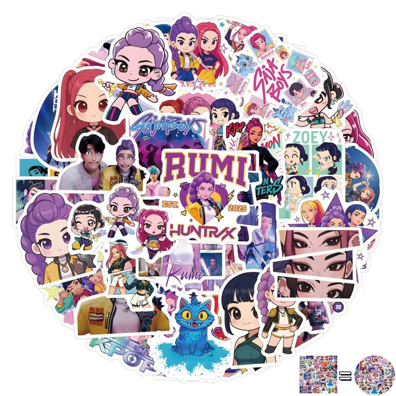 Stickers KPop Demon Hunters Huntrix
