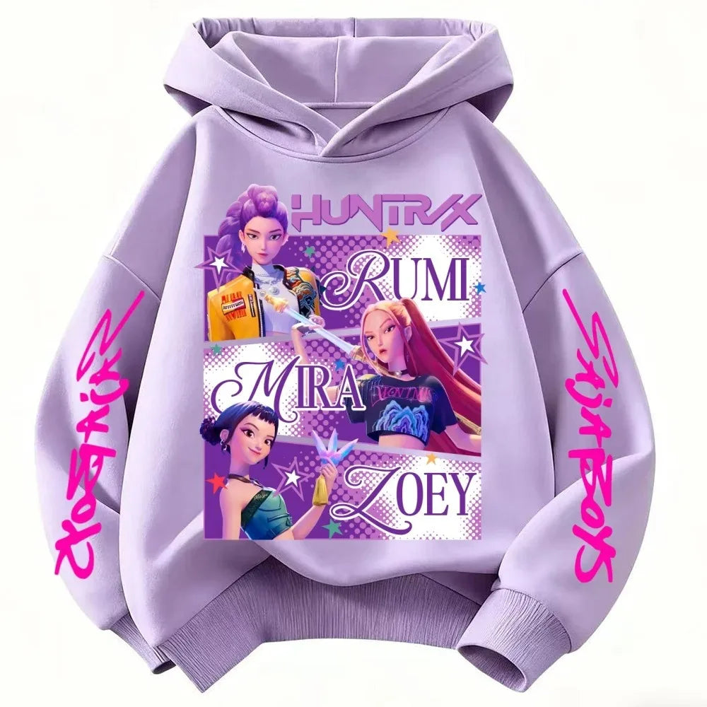 Pull Enfant KPop Demon Hunters Huntrix Violet
