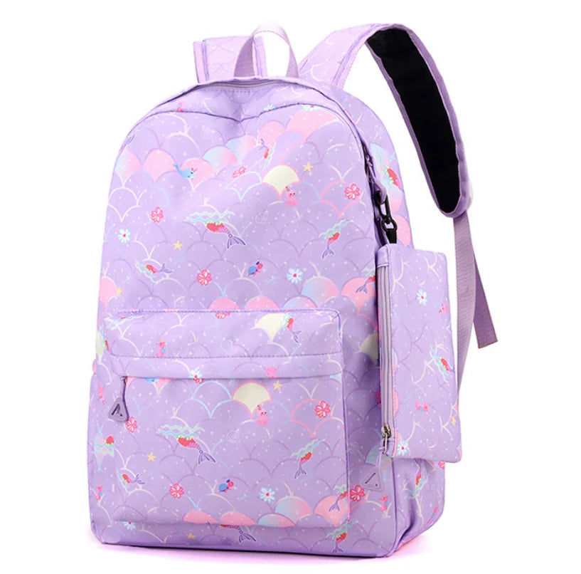 Sac à Dos Ecole KPop Demon Hunters Huntrix Violet 3 Pièces — photo 3
