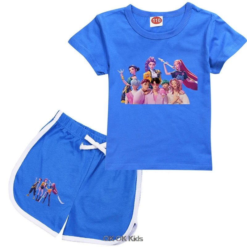 Pyjama Short Enfant KPop Demon Hunters Fille